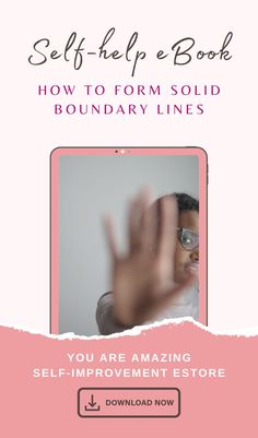 So few women have solid boundary lines in place and people keep treating you like shit, walking all over you, disrespecting you and not appreciating the wonderful human being you are. It's time you set solid boundary lines so you can have the respect you deserve. Click on the link and download this self-improvement ebook that will help you form boundary lines and gain the respect and love you deserve.