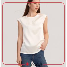 in stock Silk Benefits, Silk Tee, Silk T Shirt, Camisole Set, Knitted Coat, Basic Shirts, Womens Basic, Tees For Women, Autumn Fashion Women