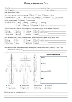 Massage Forms and Templates - Free PDF Downloads Massage Intake Forms, Soap Notes, Health History Form, Therapy Business, Massage Therapy Business, Acupuncture Clinic, Medical School Studying, Printable Workouts, Workout Log