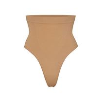 Sculpting Mid Waist Thong - Ochre | SKIMS Lower Stomach, Bloated Belly, Tiffany T, Bridal Attire, Lower Belly, Flat Tummy, The Thing Is, Natural Shapes, Cinched Waist