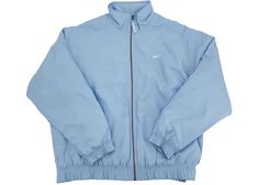 Blue Sportswear Outerwear For Spring, Blue Spring Sportswear Outerwear, Nike Blue Track Jacket For Spring, Sporty Light Blue Outerwear For Streetwear, Nike Streetwear, Swag Outfits Men, Outfits Men, Blue Nike, Swag Outfits