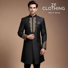 Men Wedding Dresses, Wedding Wear Indian, Churidar Pajama, Pajama Men, Men Sherwani, Golden Embroidery, Ethnic Suit, Ethnic Wedding, White Indian Wedding