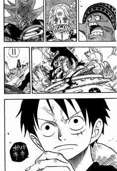 the page from one piece of naruta's story