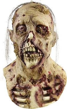 Amazon.com: MOLEZU Scary Walking Dead Zombie Head Mask Latex Creepy Halloween Costume Horror Bloody Adult Halloween Decoration Props : Clothing, Shoes & Jewelry Adult Halloween Decorations, Zombie Cosplay, Vampire Mask, Walking Dead Zombie, Zombie Clothes, Creepy Halloween Costumes, Zombie Mask, Zombie Head, Creepy Costumes