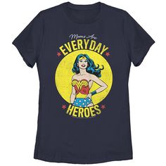 a women's t - shirt that says, mom is the everyday hero