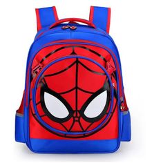 3 In 1: Backpack, Travel Bag And Game Bag. The Spiderman Backpack Is Made Of High-Quality Lightweight Waterproof Materials. Make Life More Colorful. The Size Of The Backpack: 42x32x18cm / 16.5''X12.6''X7'' .Made Of Pu Fabric, It Has Strong And Durable Properties, Waterproof And Easy To Clean.The Outermost Layer Is Removable. It's A Handsome Bag. Ergonomically Designed Breathable Back And Shoulder Straps Are Made Of Breathable Material To Reduce Impact And Soft Carry. Super Capacity, Concise Fron Cartoon Style Backpack For Daily Use, Cartoon Style Standard Backpack For Daily Use, Cartoon Style Large Capacity School Bag, Cartoon Style Travel Backpack Rectangular, Cartoon Rectangular School Bag, Cartoon Style Rectangular Backpack For Everyday, Cartoon Style Student Backpack, Rectangular, Cartoon Bags For Everyday Use And Back To School, Blue Cartoon Bags For Back To School