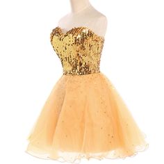 Sparkly Sequins Short Bridesmaid Dress Yellow Sleeveless Evening Dress For Banquet, Gold Sleeveless Mini Dress For Homecoming, Yellow Fitted Bodice Sleeveless Evening Dress, Yellow Sleeveless Prom Evening Dress, Gold Sleeveless Dress For Prom Season, Gold Sleeveless Dress For Prom, Yellow Sleeveless Evening Dress For Prom, Sleeveless Yellow Evening Dress For Prom, Gold Sleeveless Evening Dress For Bridesmaids