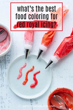 what's the best food coloring for red royal icing? and how to use it