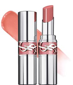 What It Is:Color of a lipstick&#x2C; with the slip of an oil. The iconic lipstick to oil hybrid infused with 6 nourishing oils for a smooth glide&#x2C; creamy shine&#x2C; buildable formula for up to 24-hour hydration.What It Does:The iconic oil lipstick now enhanced with six nourishing oils and a sleek silver look. YSL Loveshine Lip Oil Stick adds up to 24-hour hydration and protection. The formula with 60% oil base and fig pulp melts on lip Ysl Lipgloss, Lip Oil Stick, Glossy Pops, Ysl Makeup Products, High School Makeup, Ysl Candy Glaze Lip Gloss Stick, Ysl Cosmetics, Ysl Lipstick & Lip Gloss, Ysl Engraved Lipstick