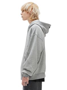 Editor's NotesADD’s zip-up hoodie gives casual look with hood detail and front pockets.- Zipper closure- Hood detail with adjustable drawstring- Long sleeves- Ribbed cuffs and hem- Comfortable fit- Front pocketsMeasurements(in.)M / L- Length: 28.1in. / 28.7in.- Shoulder: 24.2in. / 25.2in.- Chest: 25.6in. / 26.8in.- Sleeve: 24.2in. / 24.8in.*Model Info: 6’ 141.1bs Fitting Size (Outer) L (Pants) MComposition & Care- 60% Cotton, 40% Polyester- Please check the care labelDesigner- by ADD Fall Streetwear Hoodie With Zip Cuffs, Casual Streetwear Hooded Jacket With Zip Cuffs, Hooded Long Sleeve Jacket With Zip Cuffs For Streetwear, Long Sleeve Hooded Jacket With Zip Cuffs For Streetwear, Casual Hooded Jacket With Zip Cuffs For Streetwear, Sporty Hoodie With Zipper And Relaxed Fit, Sporty Hoodie With Zipper Closure And Relaxed Fit, Sporty Hoodie With Zipper Closure In Relaxed Fit, Streetwear Hoodie With Zip Cuffs And Long Sleeves