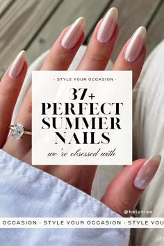 Discover the best trendy summer nail design inspo! We’ve rounded up 37+ best summer nail trends for 2024 including short, simple, square, almond, and bright summer nails, perfect for summer and vacation nails! Click through for summer punchy nail designs and cute funky nail ideas. Summer Nails Classy Elegant, Trendy Nails Ideas 2024 Summer, Cute Nails Summer 2024, Subtle Almond Nails, 2024 Nail Summer Trends, Summer Nails Almond Natural, Fun Neutral Summer Nails, Short Round Nails Ideas Summer, Simple Neutral Summer Nails