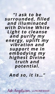 White Light Prayer, Divine White, Protection Prayer, Archangel Prayers, Healing Light, Prayer For Peace, Angel Prayers, Energy Clearing