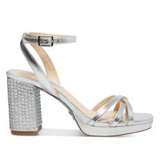 Betsey Johnson Womens Silver 1/2" Platform Strappy Metallic Blend Rhinestone Padded Zhara Square Toe Block Heel Buckle Dress Sandals Size 11. Heel Height 3.5” Brand New In Box. High Heel Synthetic Sandals With Rhinestones, Glamorous Sandals With Heel Strap, Glamorous Ankle Strap Synthetic Sandals, Block Heel Sandals With Rhinestones, Closed Toe Synthetic Sandals With Rhinestones, Synthetic Closed Toe Sandals With Rhinestones, Synthetic Sandals With Rhinestones And Block Heel, Synthetic Sandals With Rhinestones And Ankle Strap, Synthetic Ankle Strap Sandals With Rhinestones