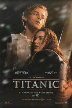 a movie poster for the film titanic