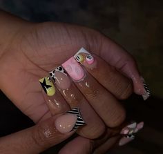 Gel Overlay, Mode Zara, Bling Acrylic Nails, Acrylic Nails Coffin Short, Acrylic Gel, Square Acrylic Nails, Acrylic Nails Coffin