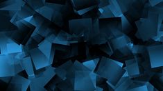 an abstract blue background consisting of squares and rectangles in varying sizes, shapes and colors