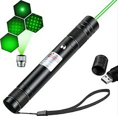 the green laser light is being used to create an object with different shapes and colors