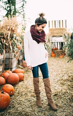 Family Photo Outfits Winter, Fall Outfits 2018, Bota Over, Fall Family Photo Outfits, Family Photoshoot Outfits, Pumpkin Patch Outfit, Hello Fashion, Winter Fashion Outfits Casual