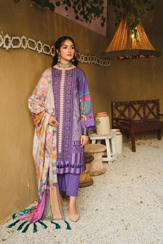 Charizma CPW-28 C-Print Shwal Suit 2021 Festive Purple Lawn Suit With Digital Print, Multicolor Semi-stitched Cambric Lawn Suit, Traditional Semi-stitched Purple Lawn Suit, Semi-stitched Traditional Purple Lawn Suit, Semi-stitched Purple Lawn Suit In Traditional Style, Purple Semi-stitched Lawn Suit With Dabka Work, Designer Purple Lawn Suit With Chikankari Embroidery, Designer Purple Chikankari Lawn Suit, Purple Chikankari Embroidered Lawn Suit For Diwali