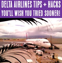 Travel Hacks Airplane Delta Airplane, Flight Hacks, Vacation Packing Tips, Flight Tips, One Suitcase, Delta Flight, Airplane Flight, Best Airlines, Airline Travel