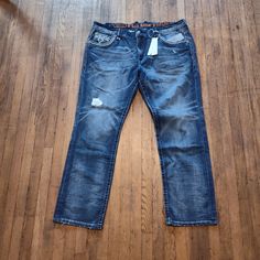 These Are New With Tags. Please Look At The Photos And Ask Questions Rock Revival Jeans, Mens Straight Jeans, Jeans Rock, Rock Revival, Jeans Straight, Mens Jeans, Denim Jeans, Look At, Color Blue