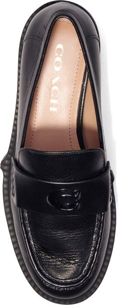 COACH Leah Platform Loafer | Nordstrom Loafer Women, Platform Loafers, A Signature, Chunky Platform, Lug Sole, Signature Logo, Loafers For Women, Loafers, Nordstrom