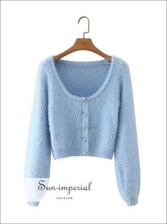 Blue O Neck Knitted Long Sleeve Cardigan Sweater top with Floral Appliques detail Cute Cheap Long Sleeve Cardigan, Cheap Blue One-size Cardigan, Cheap Blue Winter Tops, Clothing Png Sweaters & Cardigans, Cheap Cute Blue Cardigan, Affordable Blue Knit Cardigan, Cheap Blue One Size Cardigan, Cheap Blue Tops For Winter, Affordable Blue Spring Sweater