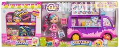 the littlest pet shop playset includes an ice cream truck and other toy items