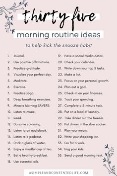 Miracle Morning Savers, Morning Routine Ideas, Morning Routine Checklist, Routine Ideas, Self Care Bullet Journal, Vie Motivation, Get My Life Together