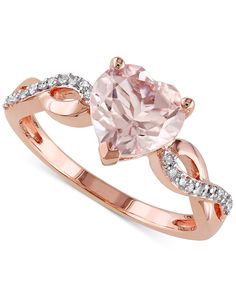 in stock Peacock Angel, Pink Morganite Ring, Angel Princess, Pink Engagement Ring, Pretty Heart, Rose Gold Morganite, Ring Heart, Gold Statement Ring, Pink Morganite