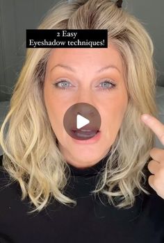 Blondie Social on Instagram: "These eyeshadow techniques are quick and easy and will enhance your eyes without looking over done.  Comment "link" for info on the products that I used.  #eyeshadow #eyeshadowtutorial" Natural Eye Makeup For Blue Eyes, Simple Everyday Eyeshadow, Eyeshadow Over 50, Eye Makeup Hooded Eyes, Eyeshadow As Eyeliner, Older Eyes, Makeup Hooded Eyes, Eyeshadow Techniques, Evening Eye Makeup