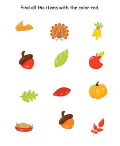 an autumn themed worksheet for kids to learn the letter f with pictures and words