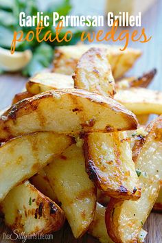 some potatoes are sitting on a white plate