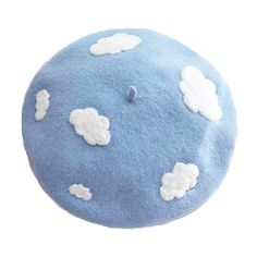 cloudy sky beret boogzel apparel Cute Blue Things, Png Cottagecore, Blue Homescreen, Blue Layout, Boogzel Apparel, Kawaii Hat, Blue Beret, E Girl Clothes, Carrd Png