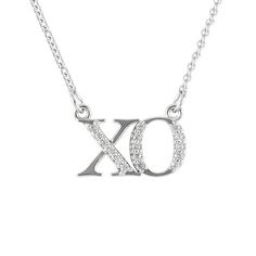 Hugs And Kisses To Have And To Hold All Day Long. Sixteen White Diamonds Are Prong Set In A Timeless 'Xo' Design That Measures Approximately 13mm (1/2 Inch) In Width By 9mm (3/8 Inch) In Length. This 16 Inch Choker Length Necklace Is Created From 14k White Gold With An Attached 1mm Solid Cable Chain Finished With A Classic Spring Ring Clasp. The Natural, Untreated Diamonds Are 1mm In Size, I1 In Clarity, G-H In Color And The Total Diamond Weight Is .08 Carat. Black Bow Item Number: N10501 Xo Necklace, To Have And To Hold, White Gold Necklace, Length Necklace, Bow Jewelry, White Gold Necklaces, Hugs And Kisses, Small Pendant, Shell Pendant