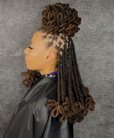 Long Dreadlock Styles For Women Wedding, Loc Pedals Bun, Updo Loc Styles For Women Long, Locd Bride, Loc Length Chart, Loc Styles For Photoshoot, New Loc Styles For Women, Two Strand Twist Loc Hairstyles, Loc Birthday Hairstyles