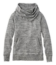 #LLBean: Women's L.L.Bean Cozy Pullover, Marled Tall Plus Size Fashion For Women, How To Have Style, Pullovers Outfit, Cowl Neck Sweatshirt, Pullover Outfit, Cozy Tops, Active Outfits, Cozy Pullover, Stitch Fix Inspiration