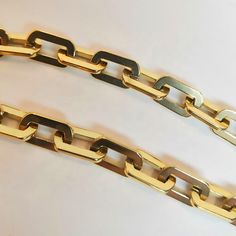 Introducing our stunning Chain Gang Necklace! This piece is the perfect addition to any jewelry collection. Made with 18k gold plated stainless steel, it's both beautiful and durable. The classic link chain design is timeless and versatile, making it perfect for any occasion. The Chain Gang Necklace has a length of 15" with a 2" extender, allowing you to adjust the length to your desired fit. You can wear it as a choker or let it hang as a longer necklace. The extender ensures that it fits perfe Chain Gang, Chain Design, Chain Link Necklace, Steel Water, Link Chain, Long Necklace, Choker, Jewelry Collection, Chain Necklace