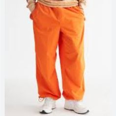 Such A Fun Pair Of Pants. Super Comfortable Bold Orange Color Nwt Tie On Inside Of Waist Band Bungee Hem That Can Be Tightened. Urban Outfitters Bdg Size Large Inseam 28.5" Waist Lying Flat 16.5” Not Stretched Rise 12.5” Spring Utility Sweatpants With Relaxed Fit, Spring Utility Style Relaxed Fit Sweatpants, Casual Pants With Elastic Waistband By Urban Outfitters, Urban Outfitters Relaxed Fit Pants For Loungewear, Casual Urban Outfitters Pants With Elastic Waistband, Casual Loungewear Pants From Urban Outfitters, Casual Loungewear Pants By Urban Outfitters, Urban Outfitters Casual Loungewear Pants, Casual Urban Outfitters Pants For Loungewear