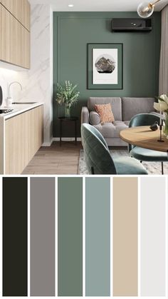 Home decoration living room ideas 2022 home decor minimalisthome decorations Christmas 2022 Kitchen Cabinets Color Combination, Home Wall Colour, Wall Color Combination, Living Room Decor Colors, Green Walls, Decor Home Living Room, Living Room Paint, Ideas Living, Design Living