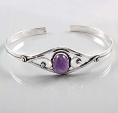 Amethyst Bangle, 925 Silver Bangle, Handmade Bangle, Natural Amethyst, Gemstone Bangle, Designer Bangle, Women Bangle, Amethyst Jewelry Stone - Amethyst  925 Sterling Silver Bangles Women Love Bangles Friendship Bangles Gift For Your Friend & Love Silver Bangles Or Bracelet Gemstone Bangles Bracelet Occasion : Birthday Events, Lovely Valentine's Day Gift, Anniversary Gift, Weeding Gift, Engagement , Lover Gift, Hen Party And Other Occasion. Celebration: Christmas Day Gift, Mother's Day Gift, Fat Gemstone Bangle Bracelets, Amethyst Bangle, Amethyst Bracelet Beads, Amethyst Birthstone, Boho Bangle, Gemstone Bangle, Stone Bangle, Birthstone Bracelet, Bracelet Gemstone