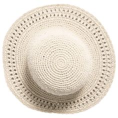 The sister to our handmade original cotton crochet, this hat features a beautifully scalloped edge paired with our signature crocheted style. With its easily storable design and great sun protection, this hat is perfect for any occasion! Features: Packable 4" brim Hat size: 57cm One size 100% cotton UPF 50 Wide Brim Hat Summer, Sand Collection, Hat Clips, Cotton Hat, Cute Hats, Dress Hats, Cotton Crochet, Wide Brimmed Hats, Crochet Hat