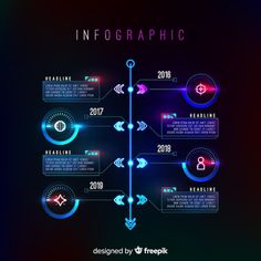 the infographic process is shown in blue and red colors, with arrows pointing up to