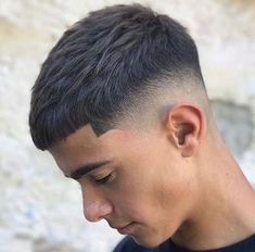 @menslifehairstyles on Instagram: “👍 or 👎 this hairstyle ? ✂ Cc Unknown DM for credit Our Pages : ➡ @menslifefashion ➡ @menslifehairstyles” Crew Cut Hair, Very Short Hair Men, Boys Fade Haircut, Mid Fade Haircut, Men Fade Haircut Short, Fade Haircut Styles, Short Fade Haircut, Low Fade Haircut