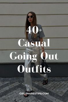 Europe Night Outfits, 40s Going Out Outfit, Cute Casual Lunch Outfits, Late Summer Dinner Outfits, Casual Drinks Outfit Night Summer, Summer Going Out Outfit Night Casual, Rooftop Bar Outfit Summer, Friday Night Outfit Bar Casual, Pub Crawl Outfit