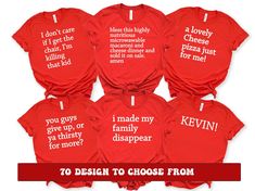 70 Options Home Alone Family Shirts, Family Matching Christmas Shirts, Personalized Group Christmas Shirts, Home Alone Tee, Kevin - Etsy Elf Movie Shirts, Elf Movie Quotes, Elf Quotes, Matching Christmas Family, Quote Shirts, Elf Shirt, Elf Movie, Matching Christmas Shirts, Christmas Matching