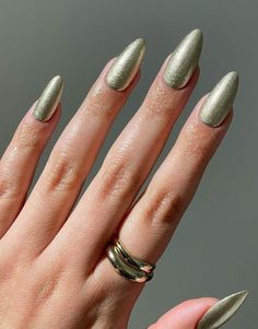 Metallic Nails Designs