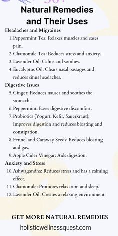 Curious about natural health remedies? Check out more than 30 natural healing remedies that cover everything from boosting your immune system to enhancing skin care. Dive into the world of alternative medicine and holistic healing with these natural tips! 🌱💪 #NaturalHealth #NaturalHealingRemedies #NaturalHealthRemediesFeelBetter Health Remedies Tips, Natural Remedy, Holistic Health Tips, Natural Food Poisoning Remedies, Herb Remedies, Holistic Tips, Add Natural Remedies, Natural Healing Remedies Immune System, Alternative Medicine Holistic Healing Natural Remedies