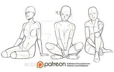 Sitting Pose Reference, How To Draw Anime, Draw Anime, Sitting Poses