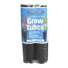 the grow tubes are black in color